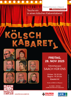 Pakat zum Auftritt der Kabarettgruppe saach hür ens